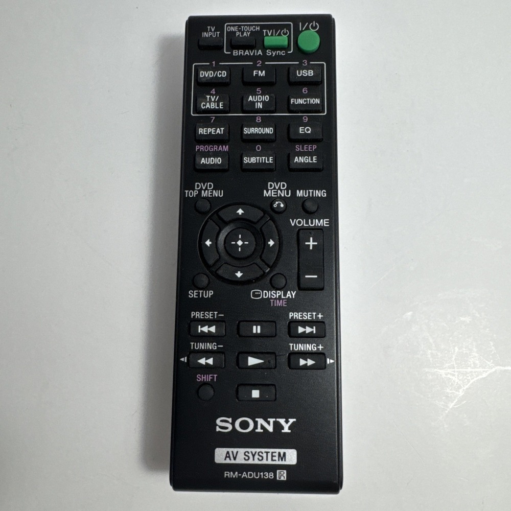 Genuine‎ Sony RM-ADU138 AV System Remote Control